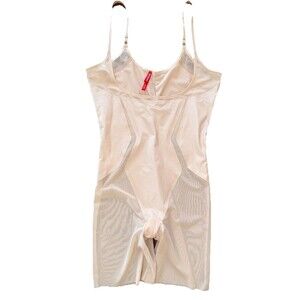 Spanx Haute Contour Nude Shapewear Bodysuit Slip XL Firm Control Lingerie